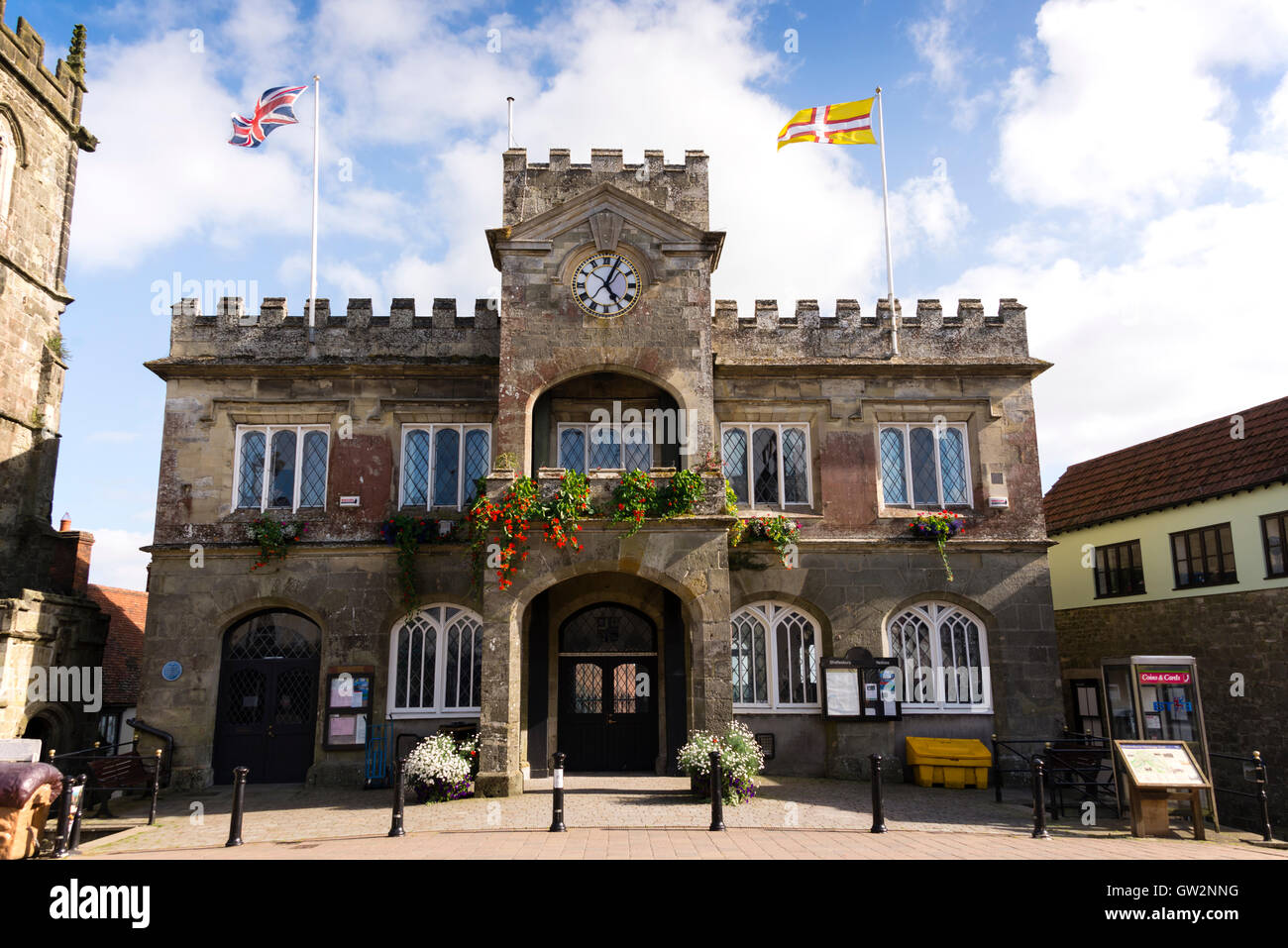 Il Municipio, Shaftesbury, Dorset, Inghilterra, Regno Unito. Foto Stock