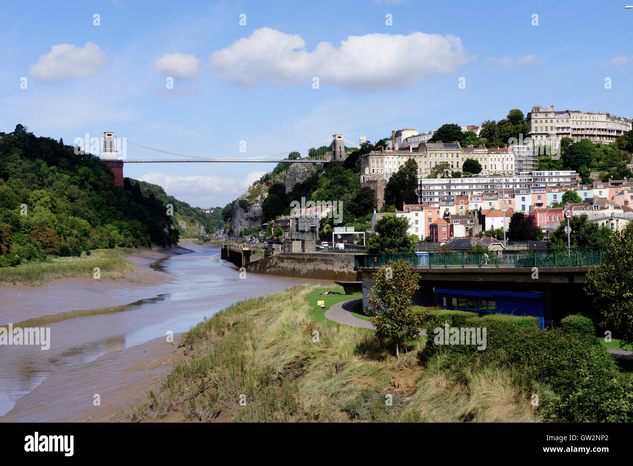 Intorno a Bristol City e per il porto Inghilterra REGNO UNITO Clifton Suspension Bridge Foto Stock