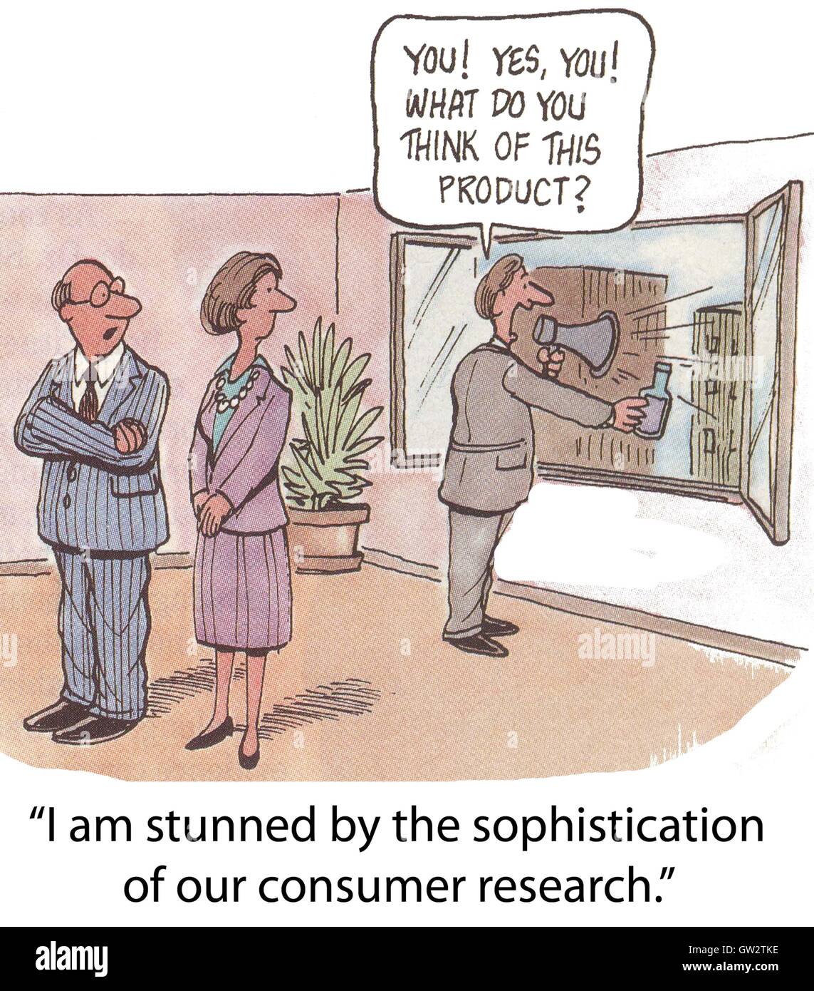 Ricerche di mercato Foto Stock