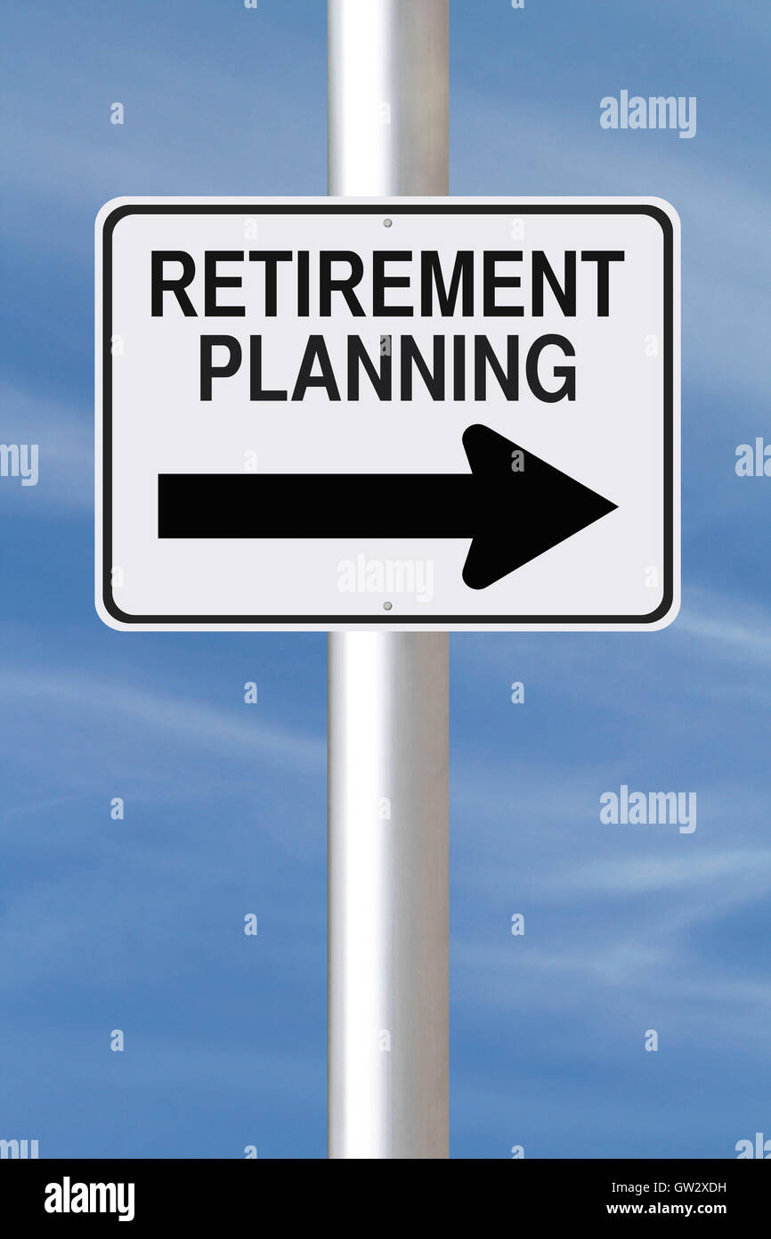 Pianificazione del pensionamento Foto Stock