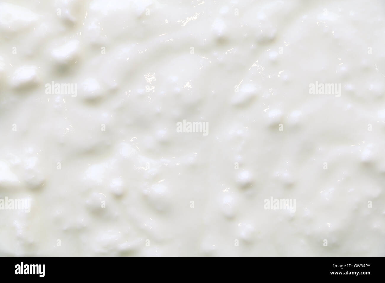 Yogurt bianco sfondo texture #2 Foto Stock