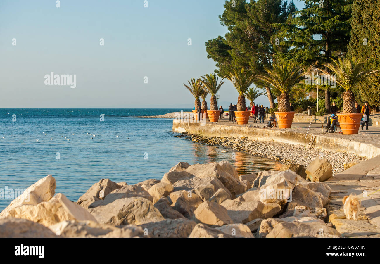 Città Izola, Slovenia Foto Stock