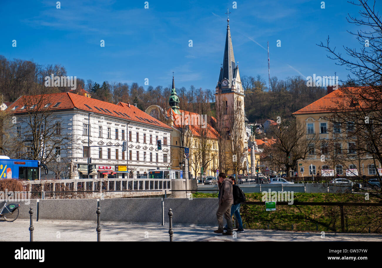 Lubiana, Slovenia Foto Stock