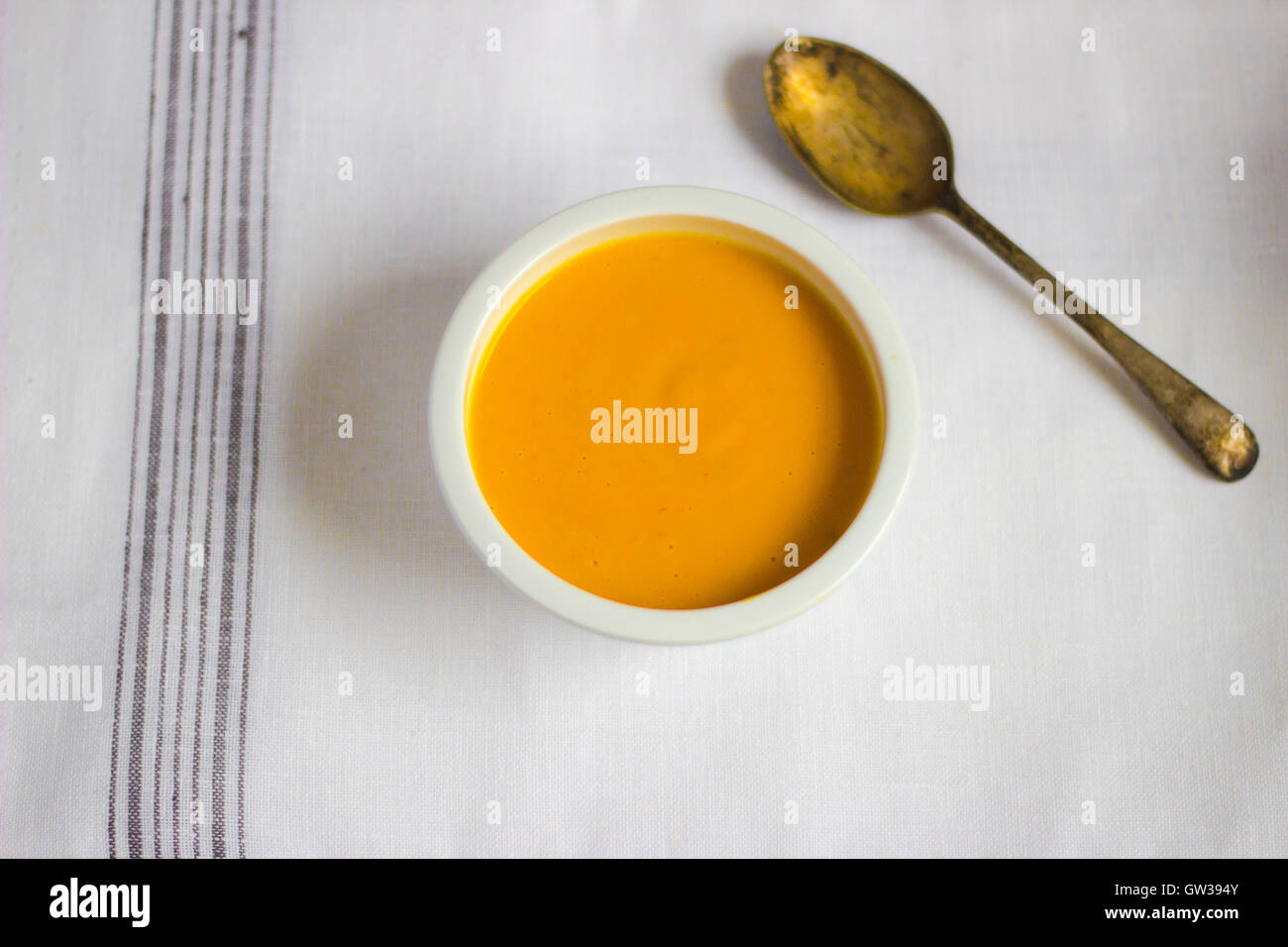 La zucca zuppa Foto Stock