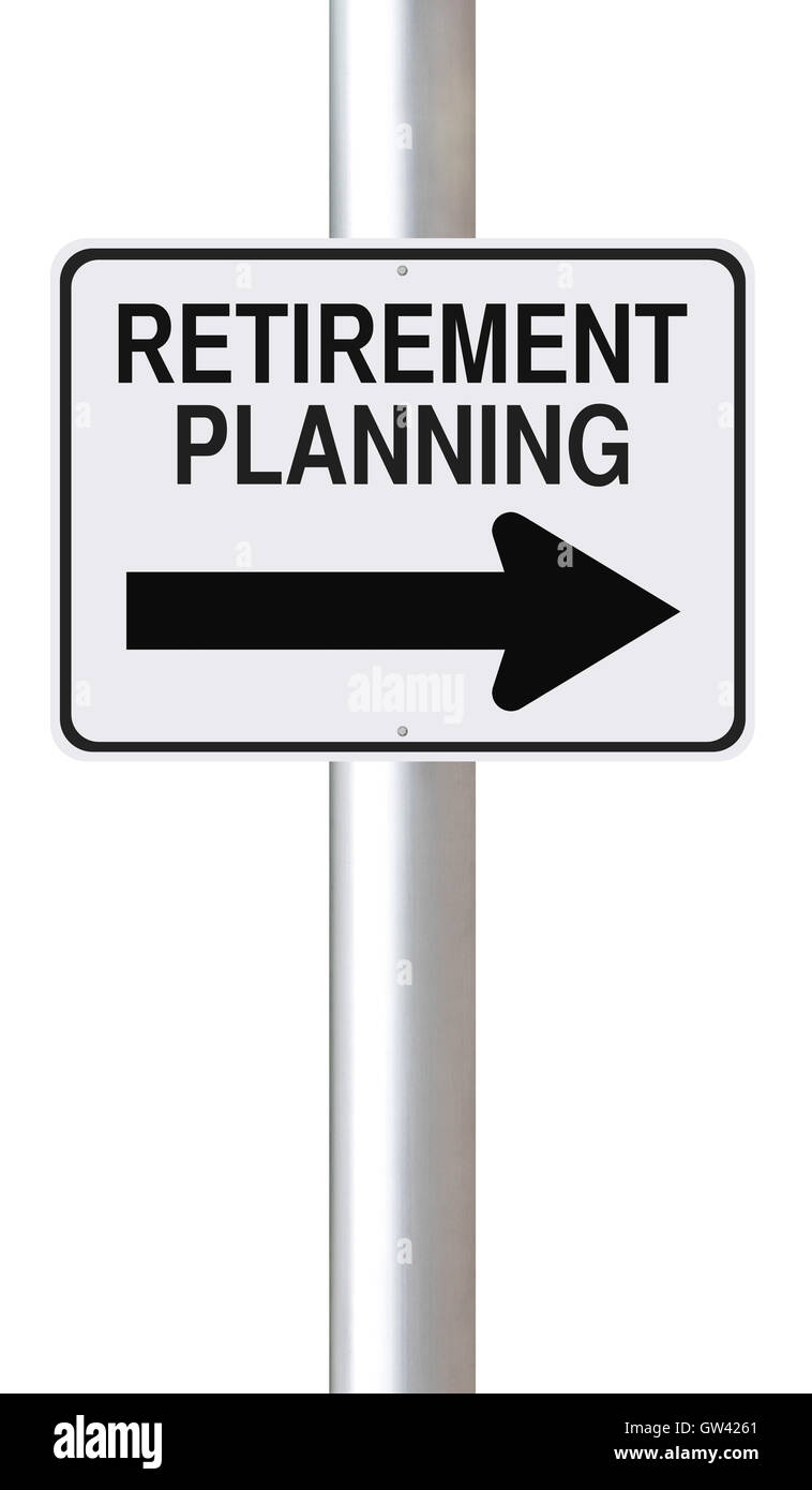 Pianificazione del pensionamento Foto Stock