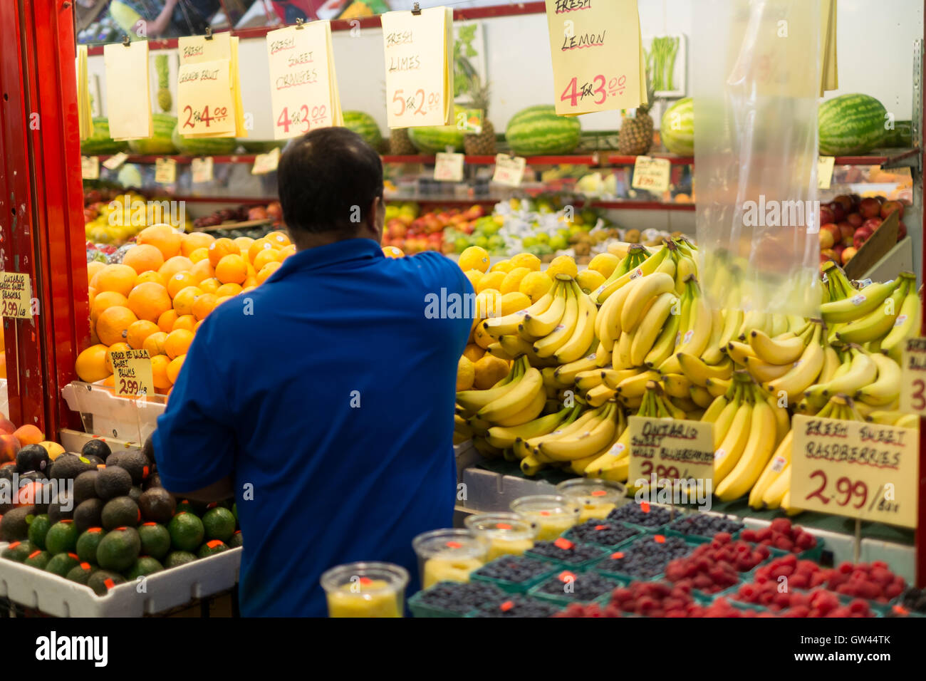 Agosto 18, 2016 - Toronto Ontario, Canada. Dal 1803 il mercato di San Lorenzo è stata un pilastro in Toronto. Foto Stock