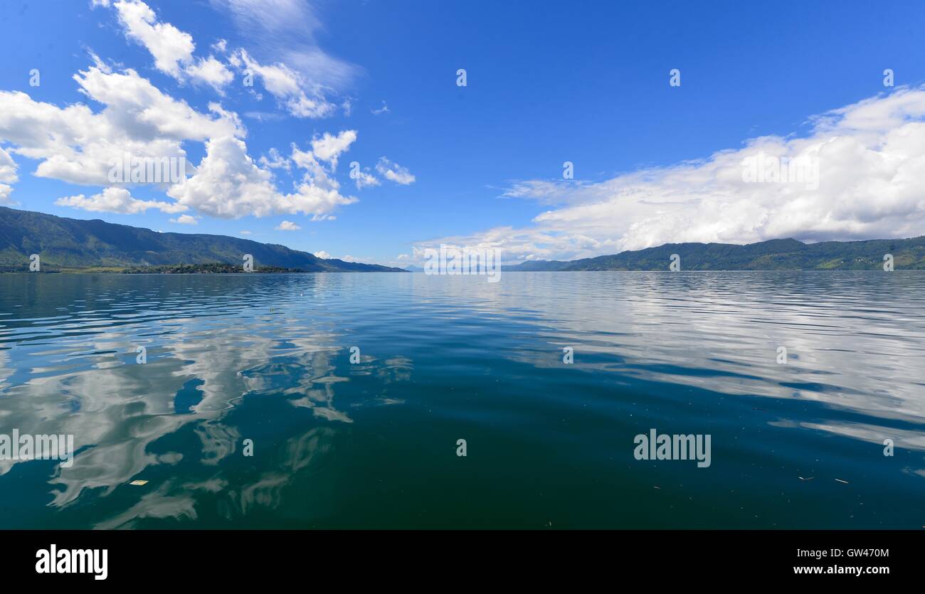 Lago Toba Indonesiaj Foto Stock