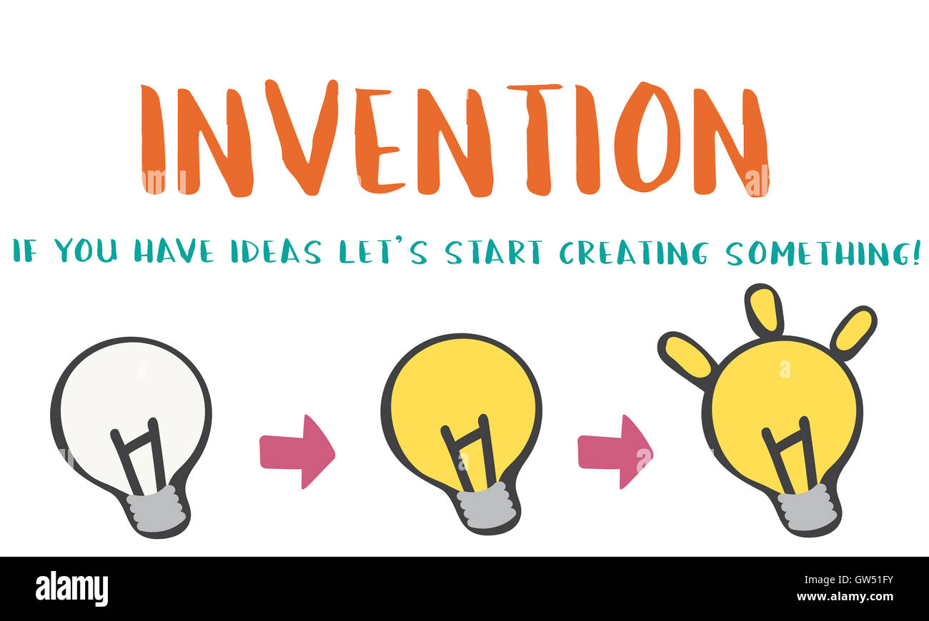 Trovato essere creativa ispirazione Design Concept Foto Stock