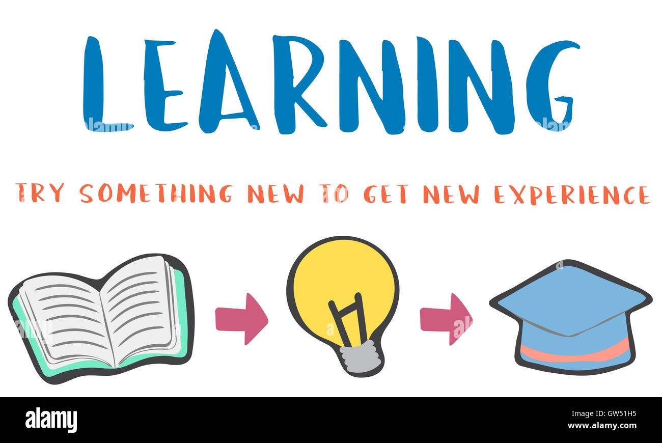 Conoscenza Lezione di apprendimento Concetto di studio Foto Stock