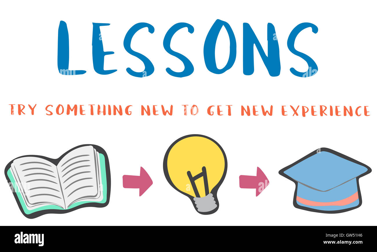 Conoscenza Lezione di apprendimento Concetto di studio Foto Stock