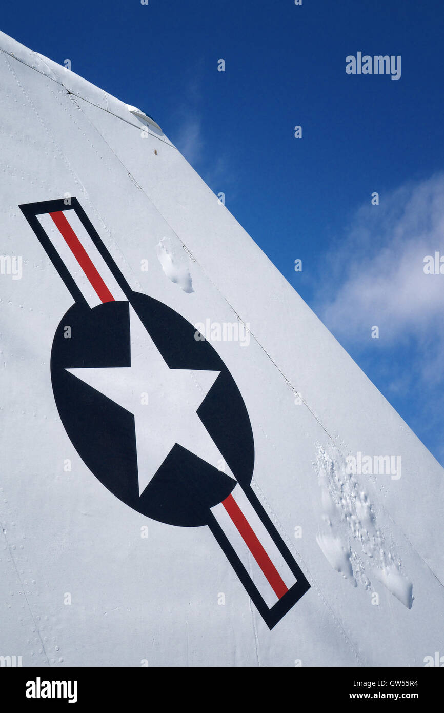 Insegne da aerei militari a Patriot del punto a Charleston nella Carolina del Sud Foto Stock