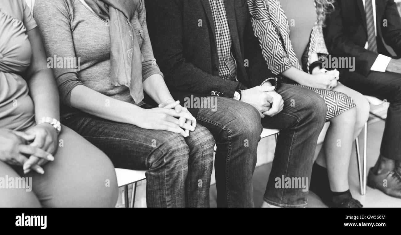 Un gruppo di persone di affari il concetto di occupazione Foto Stock