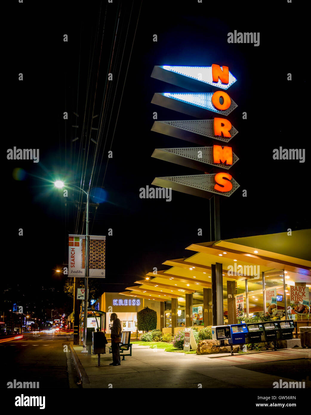 Norme Diner Foto Stock