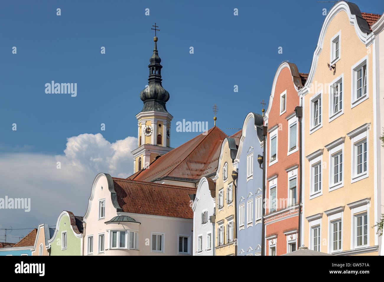 Österreich, Schärding am Inn Foto Stock