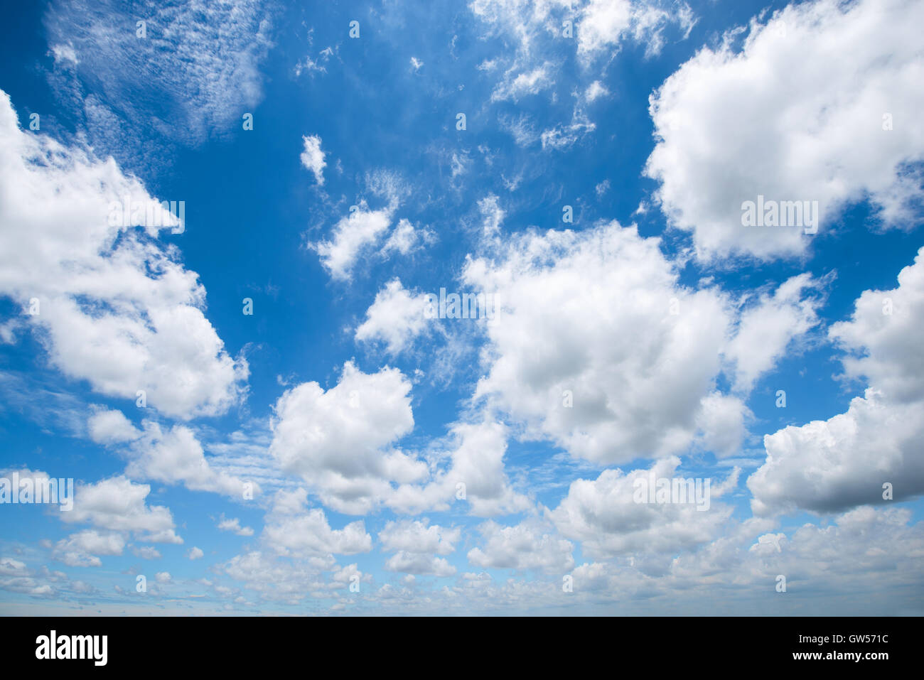 Estate cielo con il cloud Foto Stock