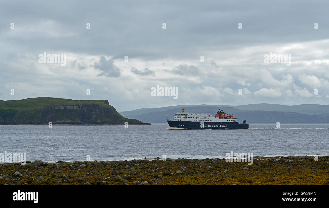 Traghetto Calmac, Hebrides - Uig, Skye Foto Stock