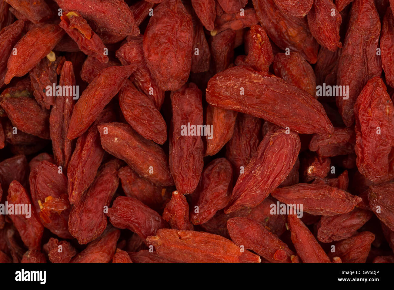 Cinese bacche di goji close up come sfondo Foto Stock