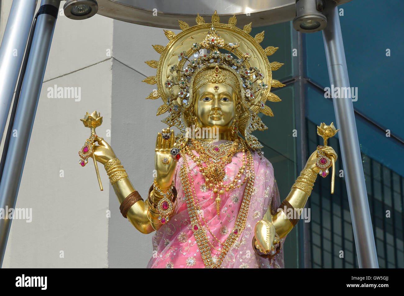 Il Lakshmi Santuario a Bangkok, in Thailandia Foto Stock