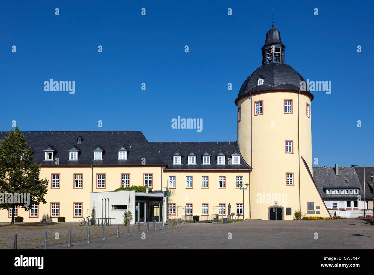 Storico castello di Siegen, Germania Foto Stock