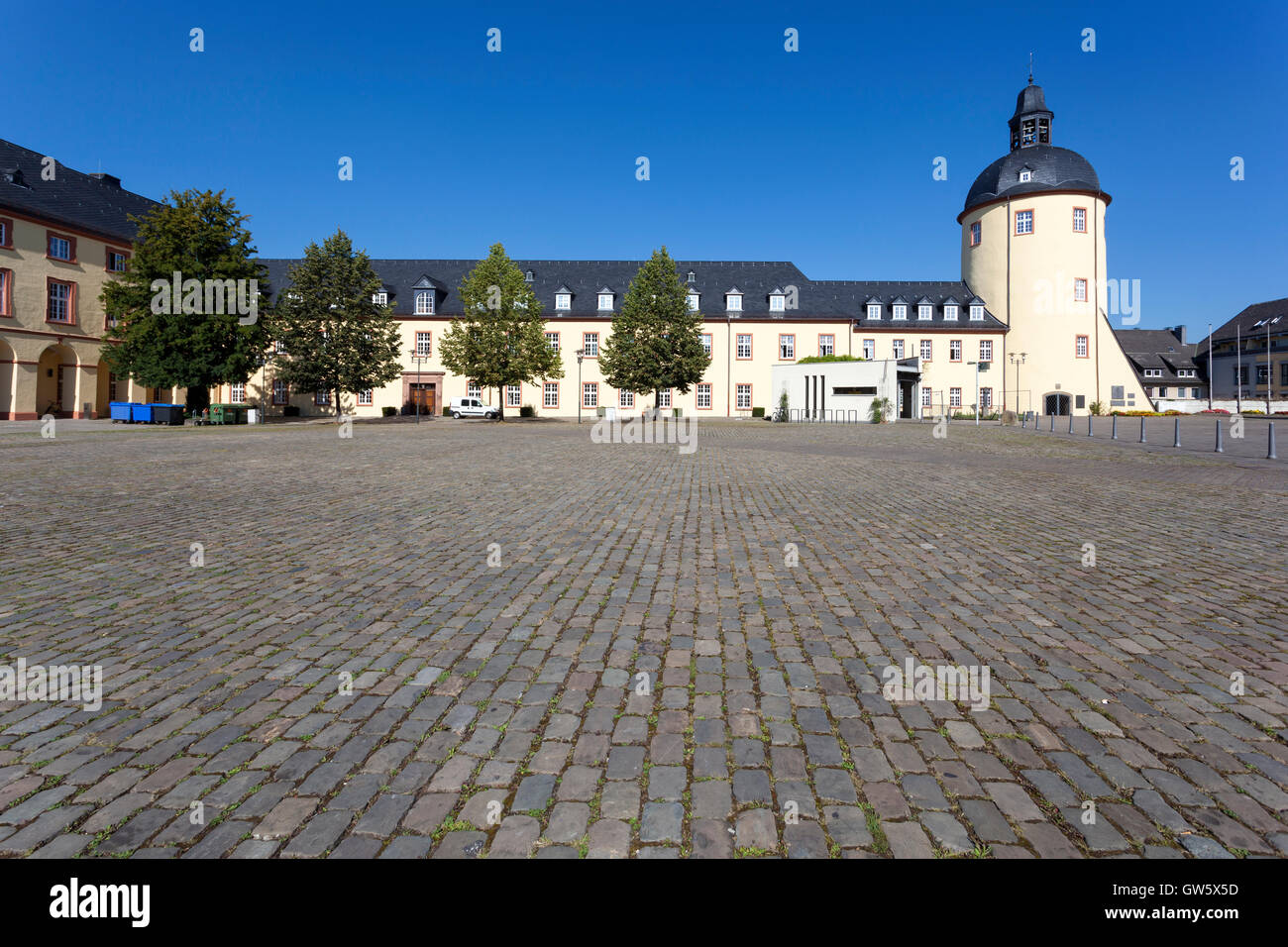 Storico castello di Siegen, Germania Foto Stock