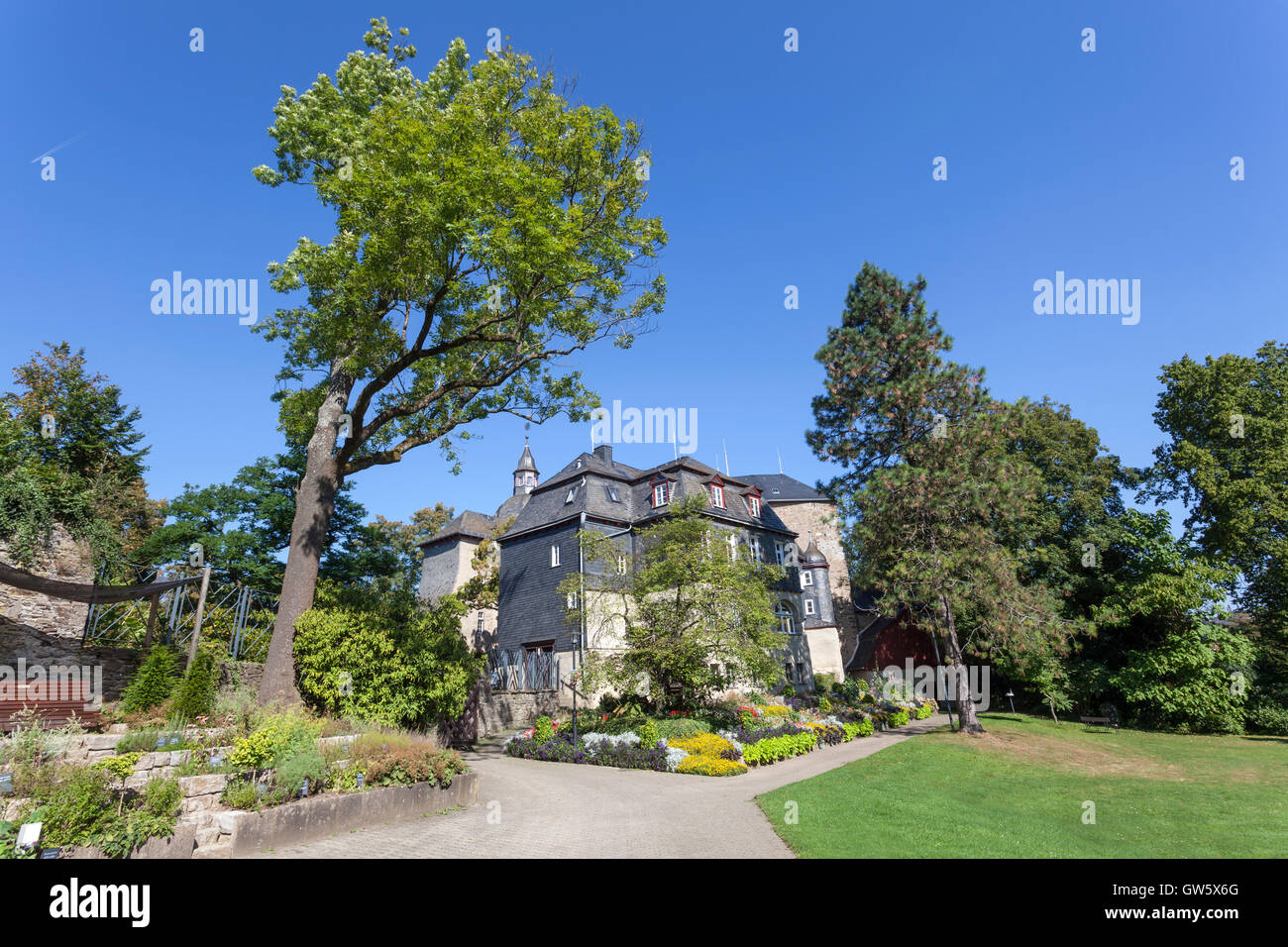 Giardino della città di Siegen, Germania Foto Stock