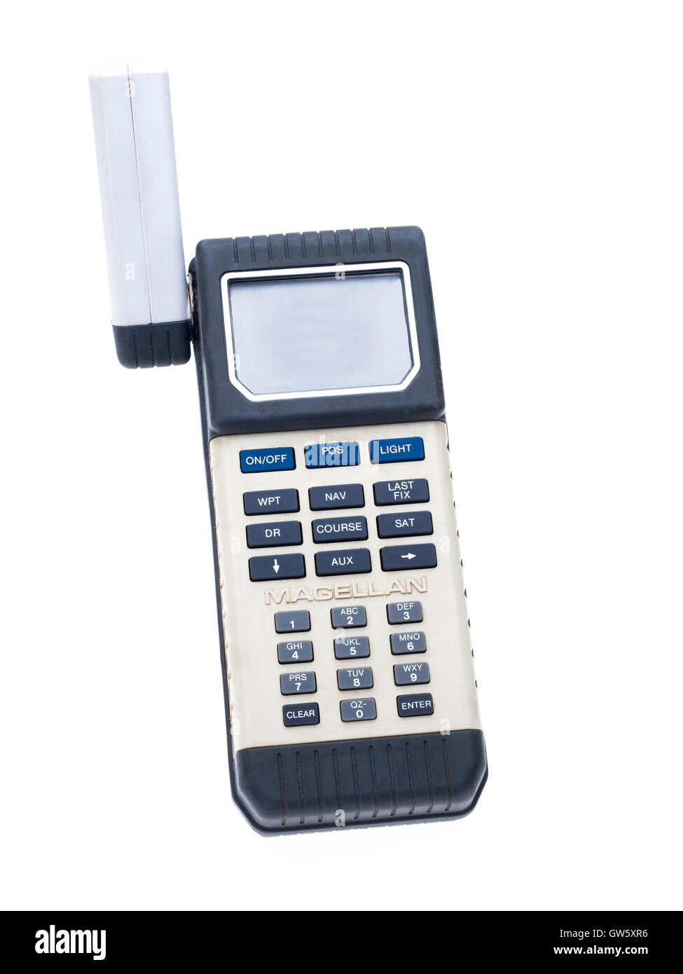 Magellan NAV 1000 sistema GPS e il primo modello civile 1988 Foto Stock