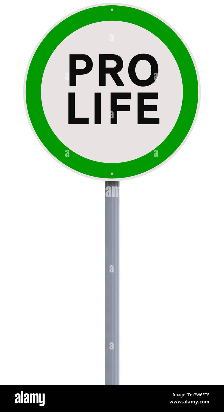Pro-vita Foto Stock