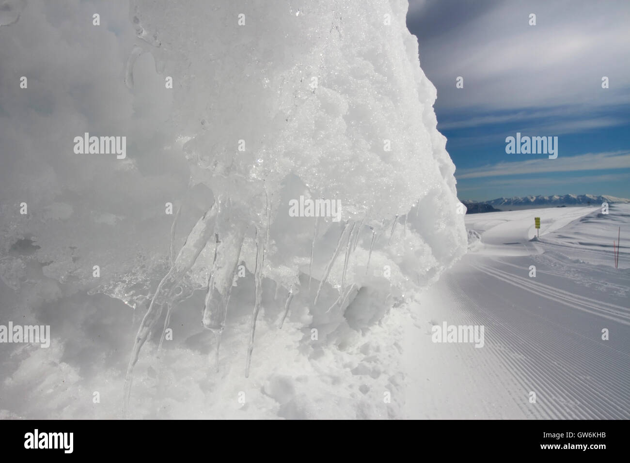 Dolomiti in inverno Foto Stock
