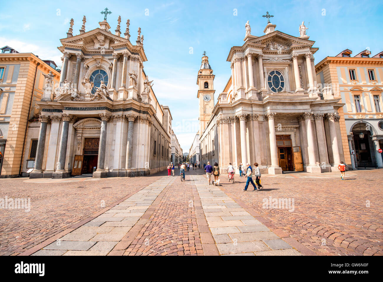 La città di Torino in Italia Foto Stock