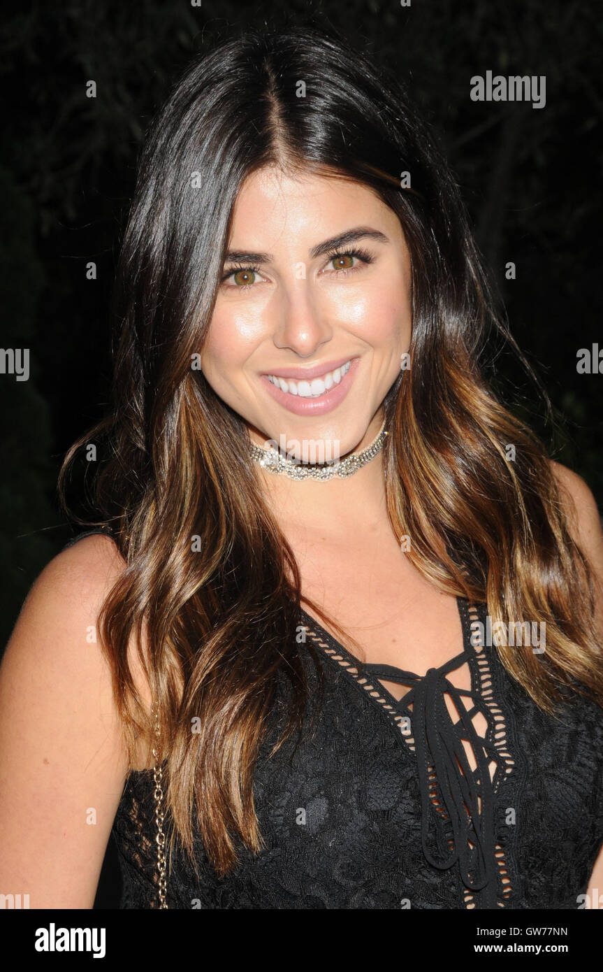 Los Angeles, California, USA. Decimo Sep, 2016. 10 settembre 2016 - Los Angeles California USA - attrice DANIELLA MONET alla mercé degli animali ''eroi nascosti Gala "" tenutasi presso il ristorante Vibiana Los Angeles © Paul Fenton/ZUMA filo/Alamy Live News Foto Stock