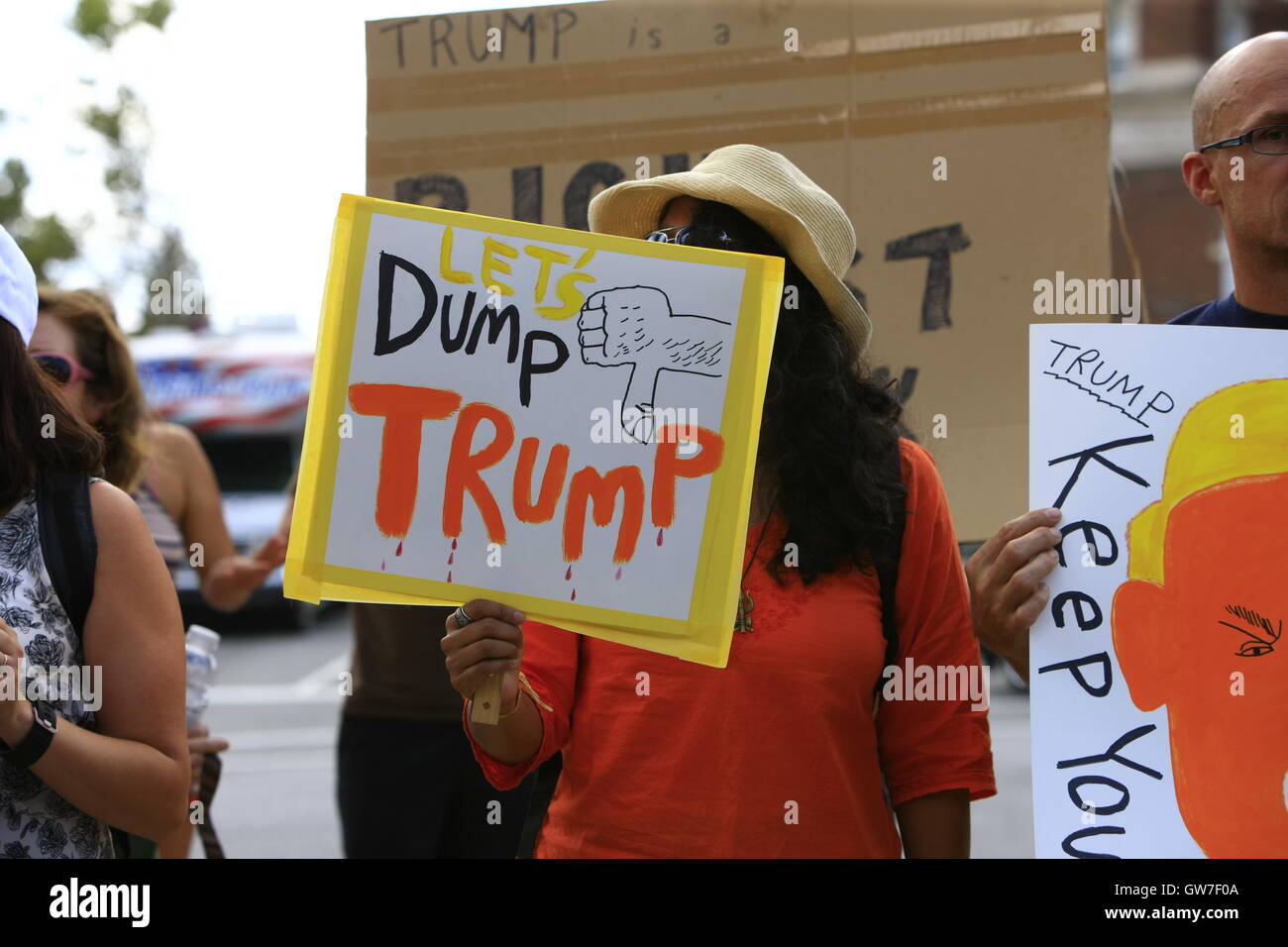 Asheville, NC, Stati Uniti d'America. 12 Settembre, 2016. Donald Trump rally in Asheville NC su Settembre 12, 2016 Credit: immagini-USA/Alamy Live News Foto Stock