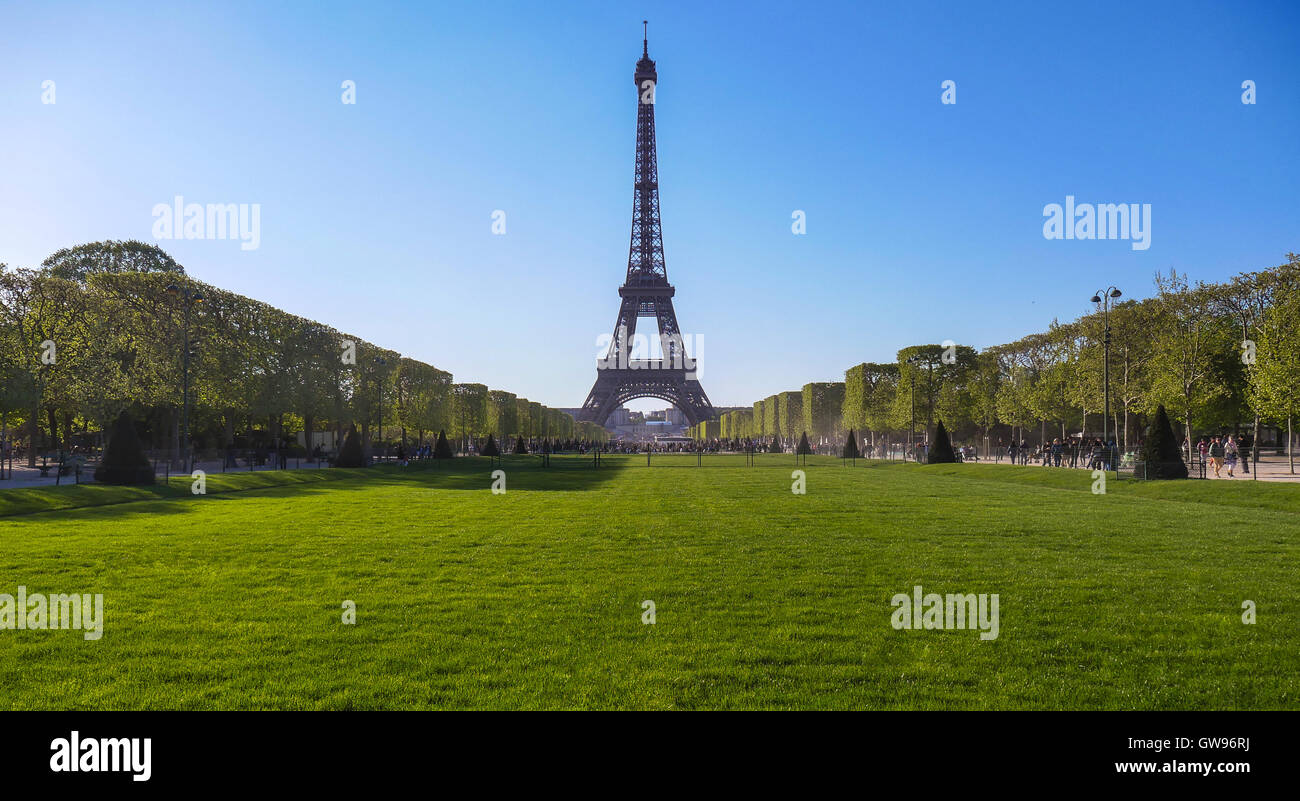 Torre Eiffel, Parigi. La Francia. Miglior Destinazione in tutto il mondo Foto Stock