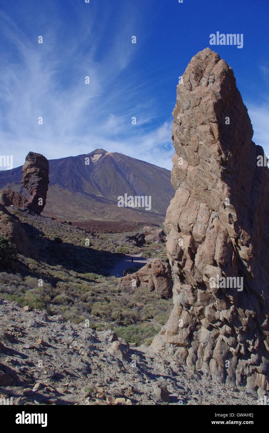 Il monte Teide Tenerife Foto Stock