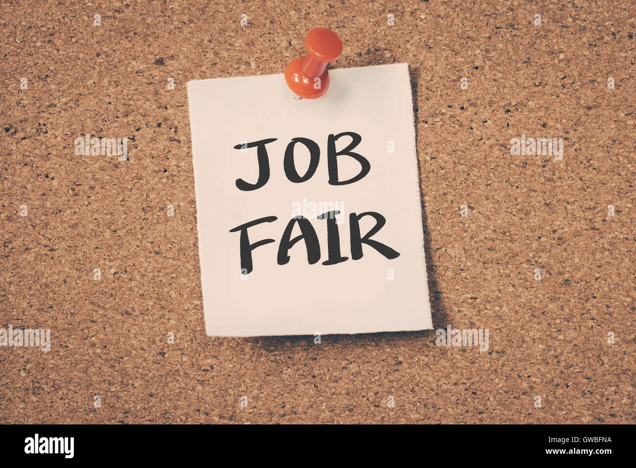 Fiera del lavoro Foto Stock