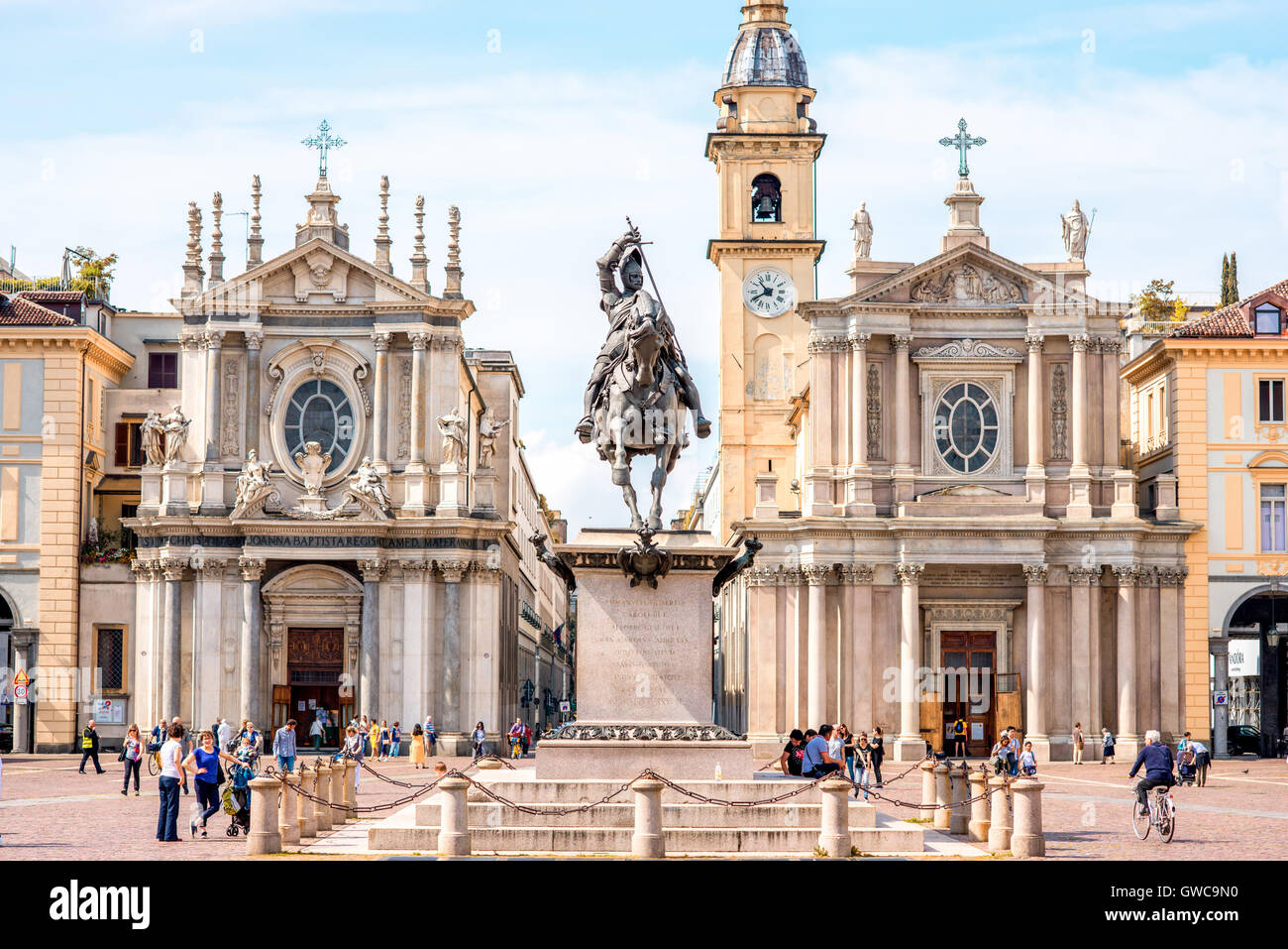 La città di Torino in Italia Foto Stock