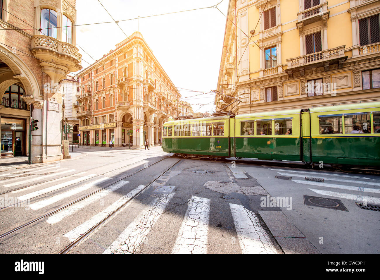 La città di Torino in Italia Foto Stock