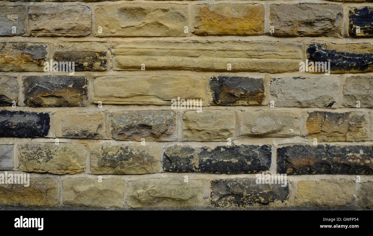 Parete di pietra Foto Stock