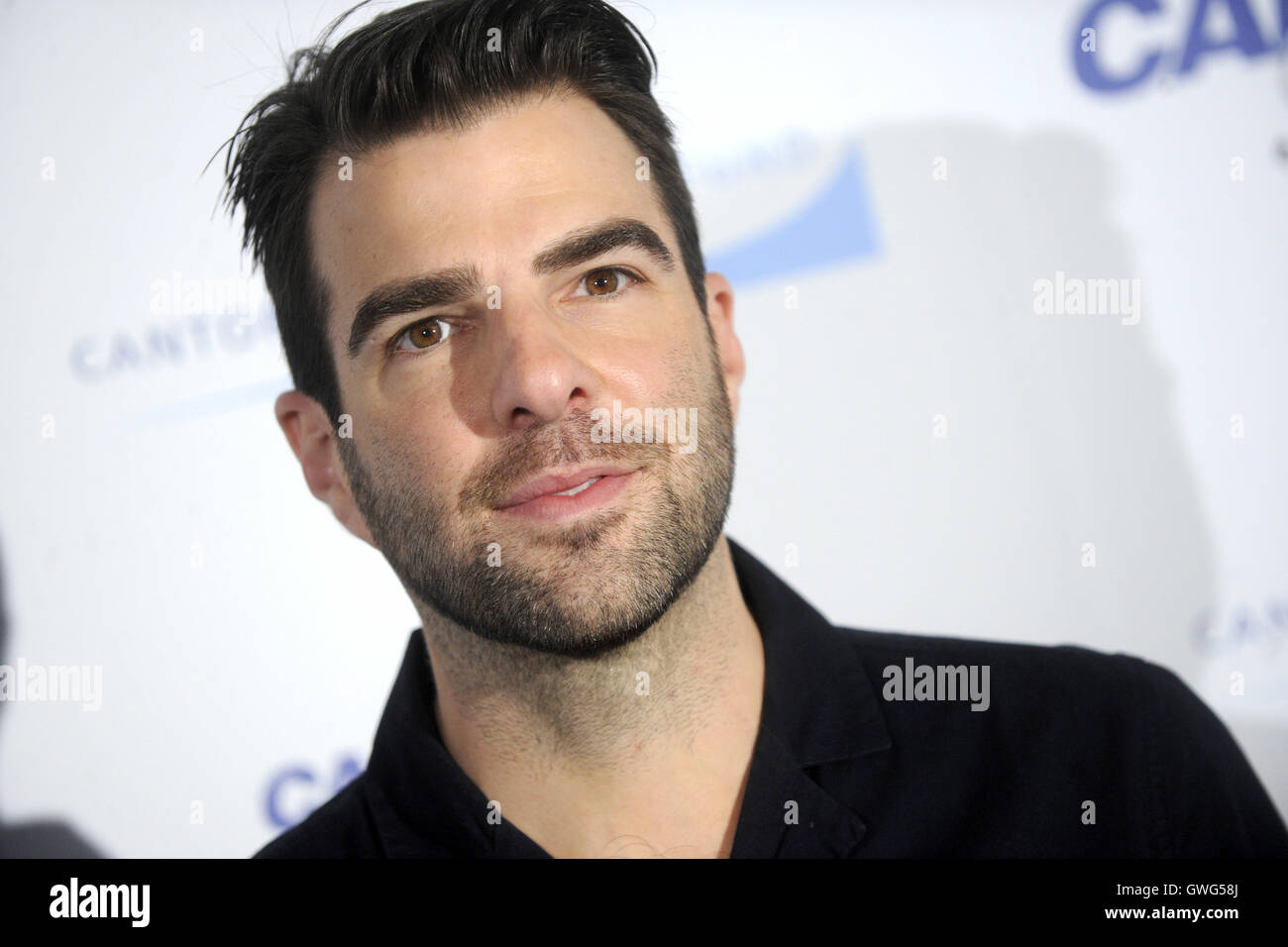 La città di New York. Xii Sep, 2016. Zachary Quinto assiste annuale Giornata di beneficenza ospitato da Cantor Fitzgerald, BGC e GFI a BGC Partners, INC il 12 settembre 2016 a New York City. | Verwendung weltweit © dpa/Alamy Live News Foto Stock