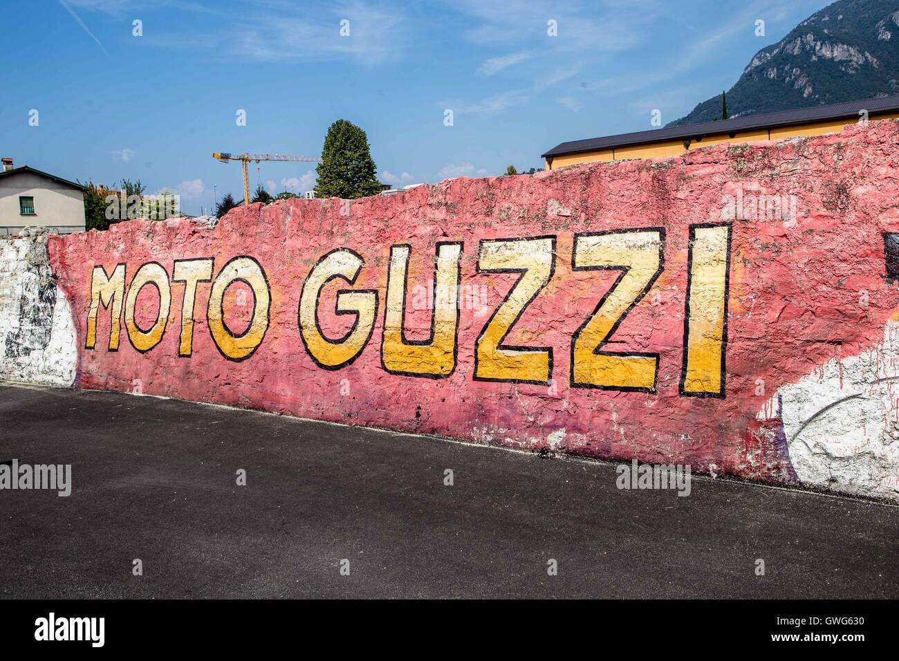 Moto Guzzi Open House 2016 - Motoraduno Moto Guzzi a Mandello del Lario in Italia Foto Stock