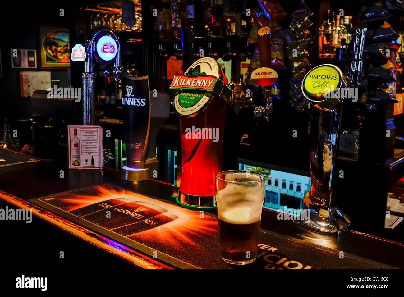 L'elefante British Pub di Adelaide East End Foto Stock