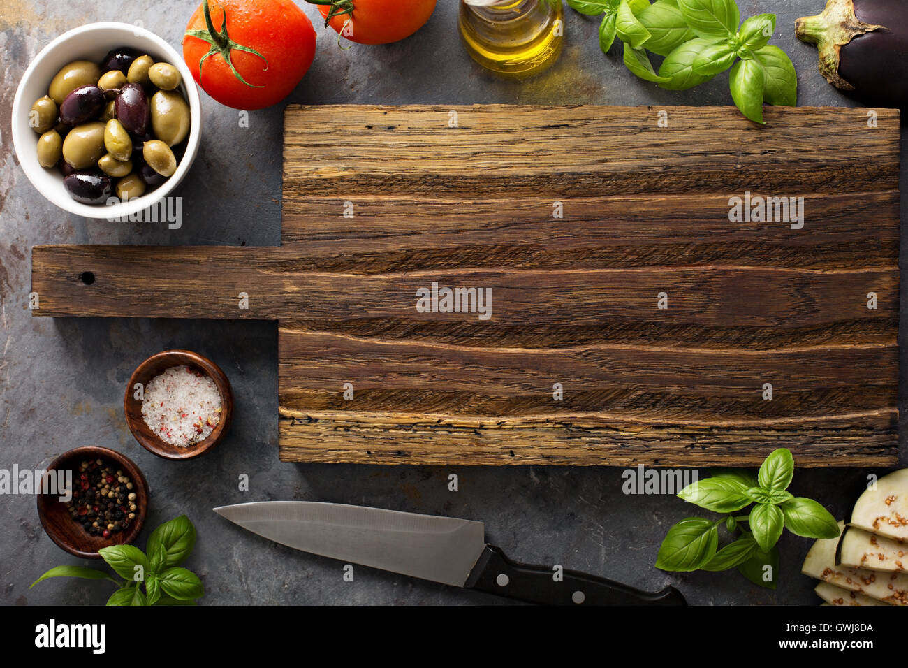 Colorata frutta e verdura sfondo Foto Stock