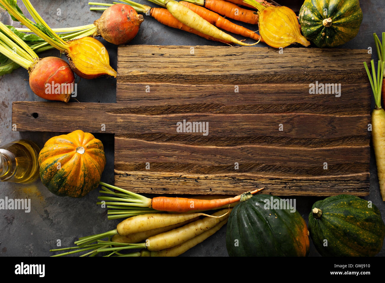 Autunno sfondo di verdure Foto Stock
