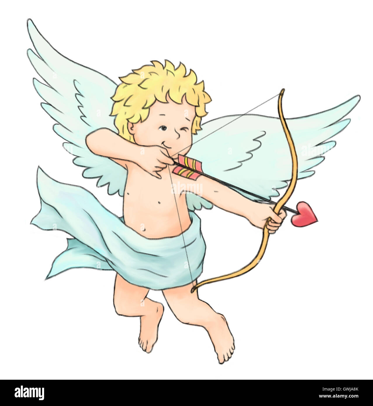 Freccia di Cupido Foto Stock