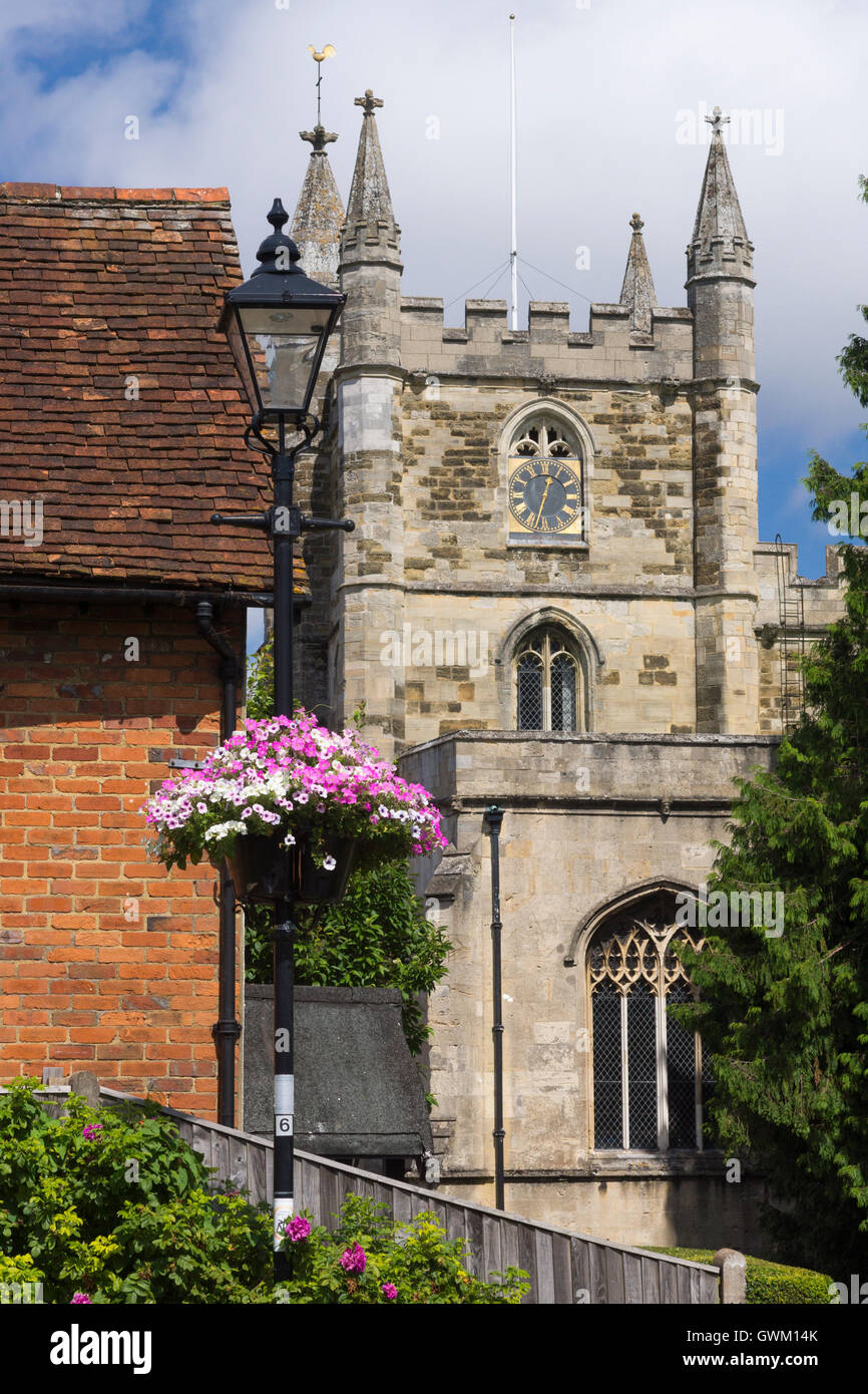 La Chiesa di San Michele è una parrocchia anglicana chiesa in Basingstoke Hampshire, Foto Stock