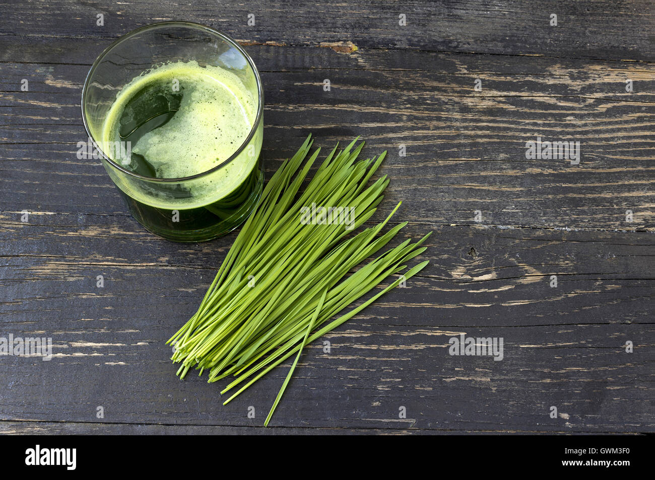 Frumento succo di erba Foto Stock