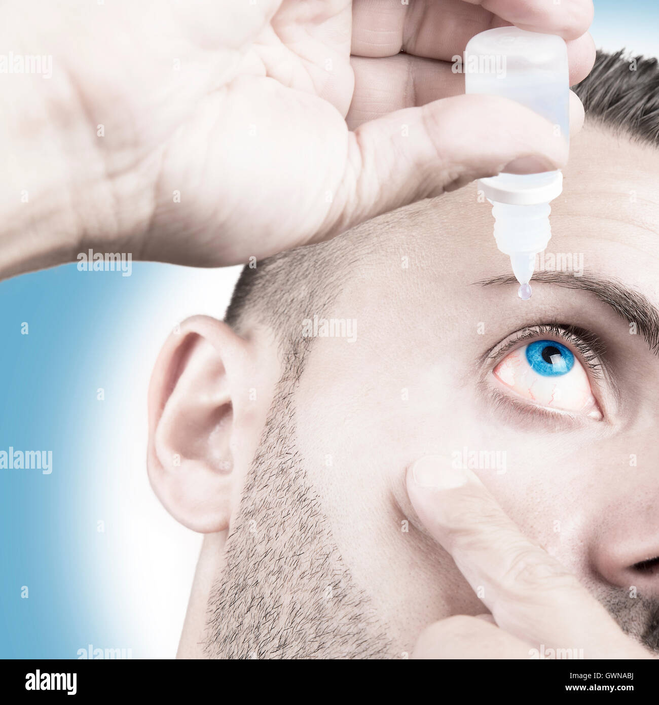 lenti a contatto Foto Stock