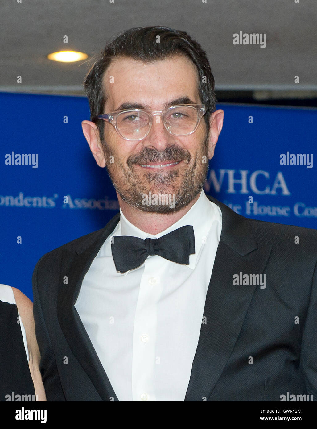 Ty Burrell arriva per il 2015 Casa Bianca corrispondenti di associazione cena annuale presso il Washington Hilton Hotel di Sabato, 25 aprile 2015. Credito: Ron Sachs / CNP /MediaPunch Foto Stock