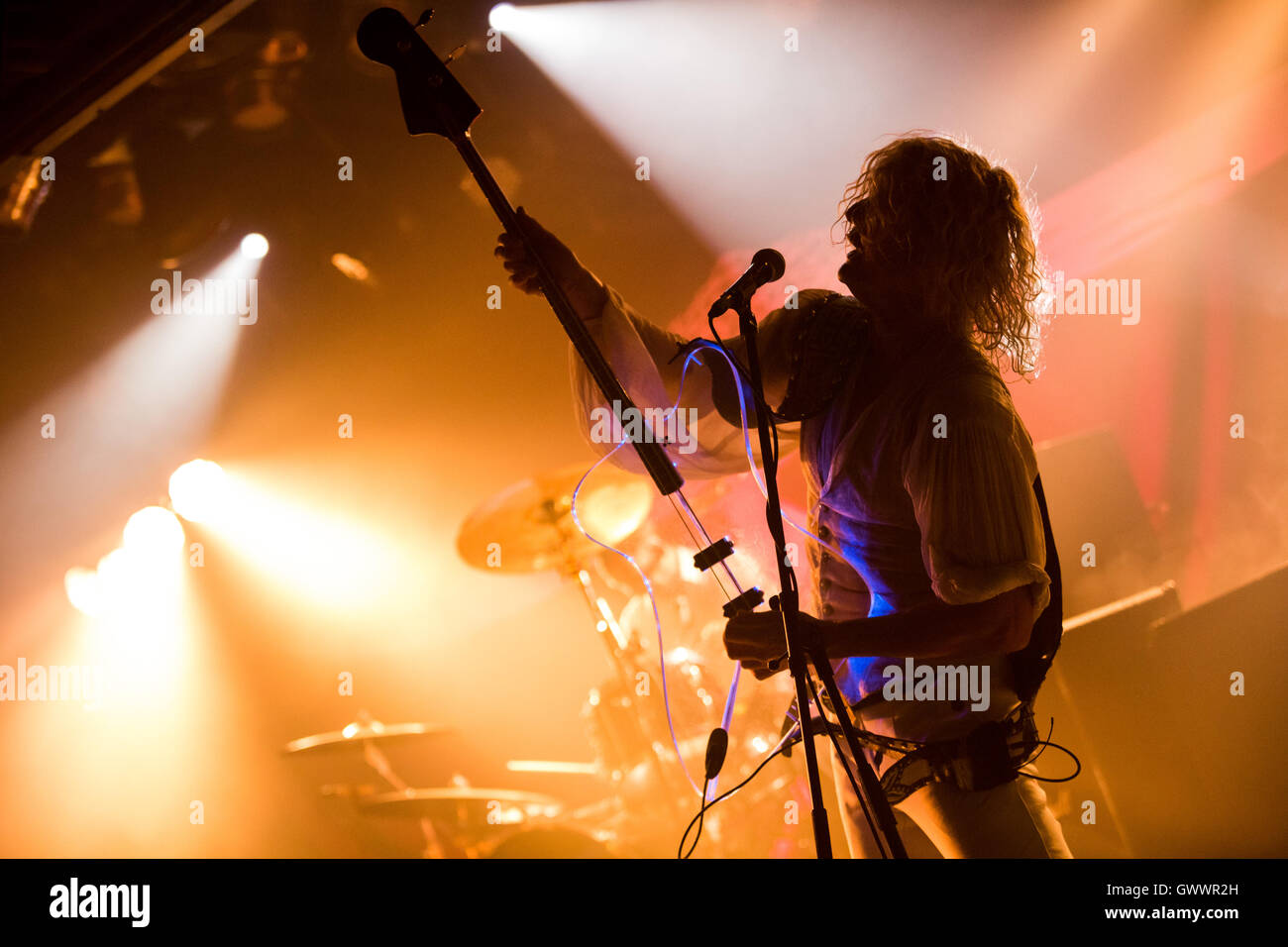 Il gruppo danese D-A-D si esibisce dal vivo al Paradise garage dotato di: Stig Pedersen dove: Lisboa, Portogallo quando: 2 Giu 2016 Foto Stock
