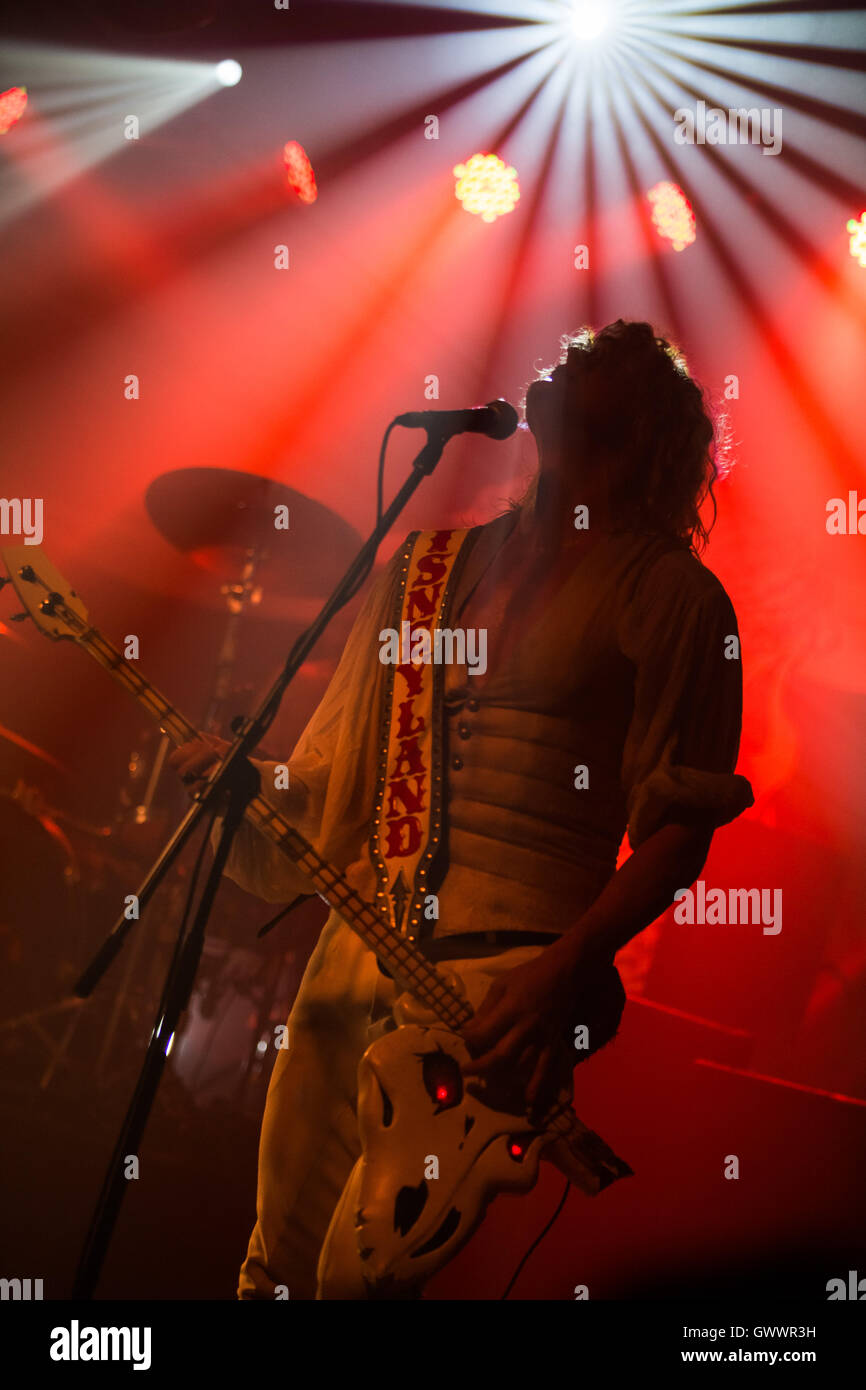 Il gruppo danese D-A-D si esibisce dal vivo al Paradise garage dotato di: Stig Pedersen dove: Lisboa, Portogallo quando: 2 Giu 2016 Foto Stock