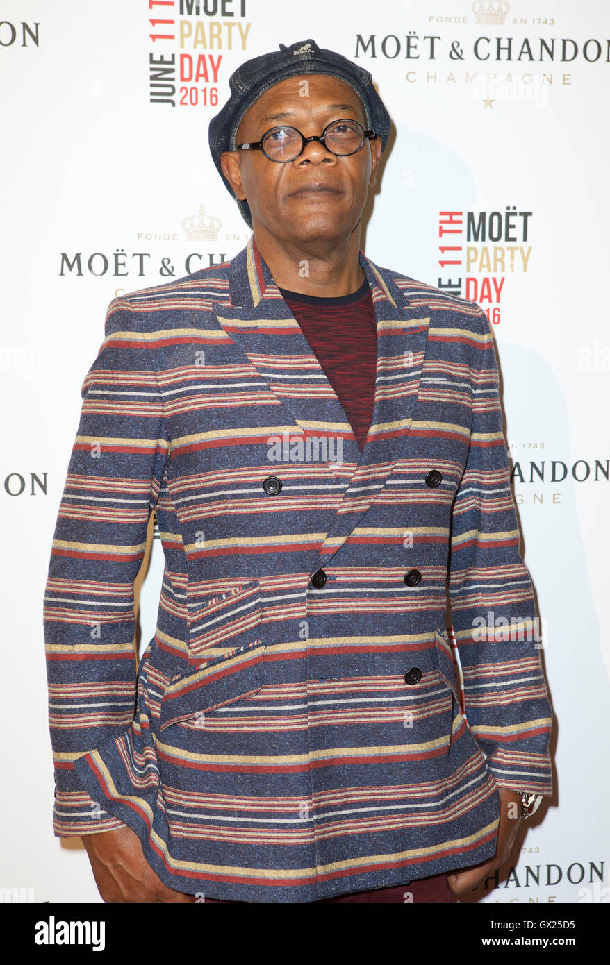 Moët & Chandon ora o Neverland Party con: samuel l jackson dove: Londra, Regno Unito quando: 11 Giu 2016 Foto Stock